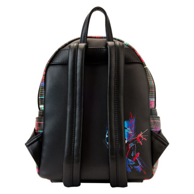 Mochila lenticular Cruzando el Multiverso Spiderman Marvel Loungefly 27cm